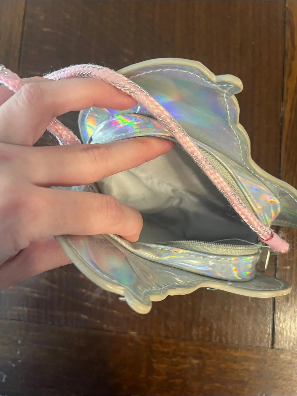 Claire's Unicorn Kids Crossbody Bags - Pastel Rainbow, White, Pink, Gold